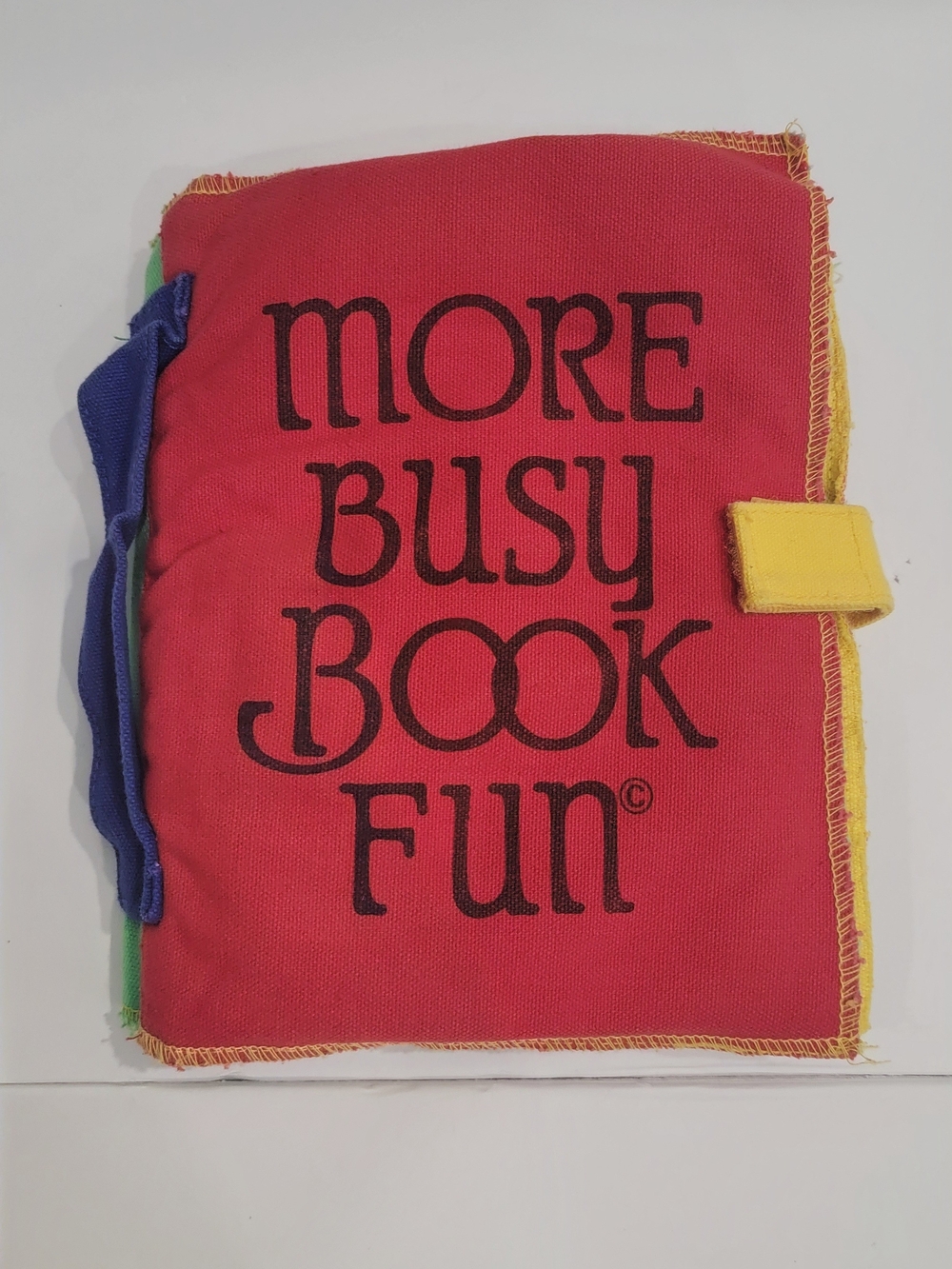 More Busy Book Fun Red Soft Fabric Kids Book
